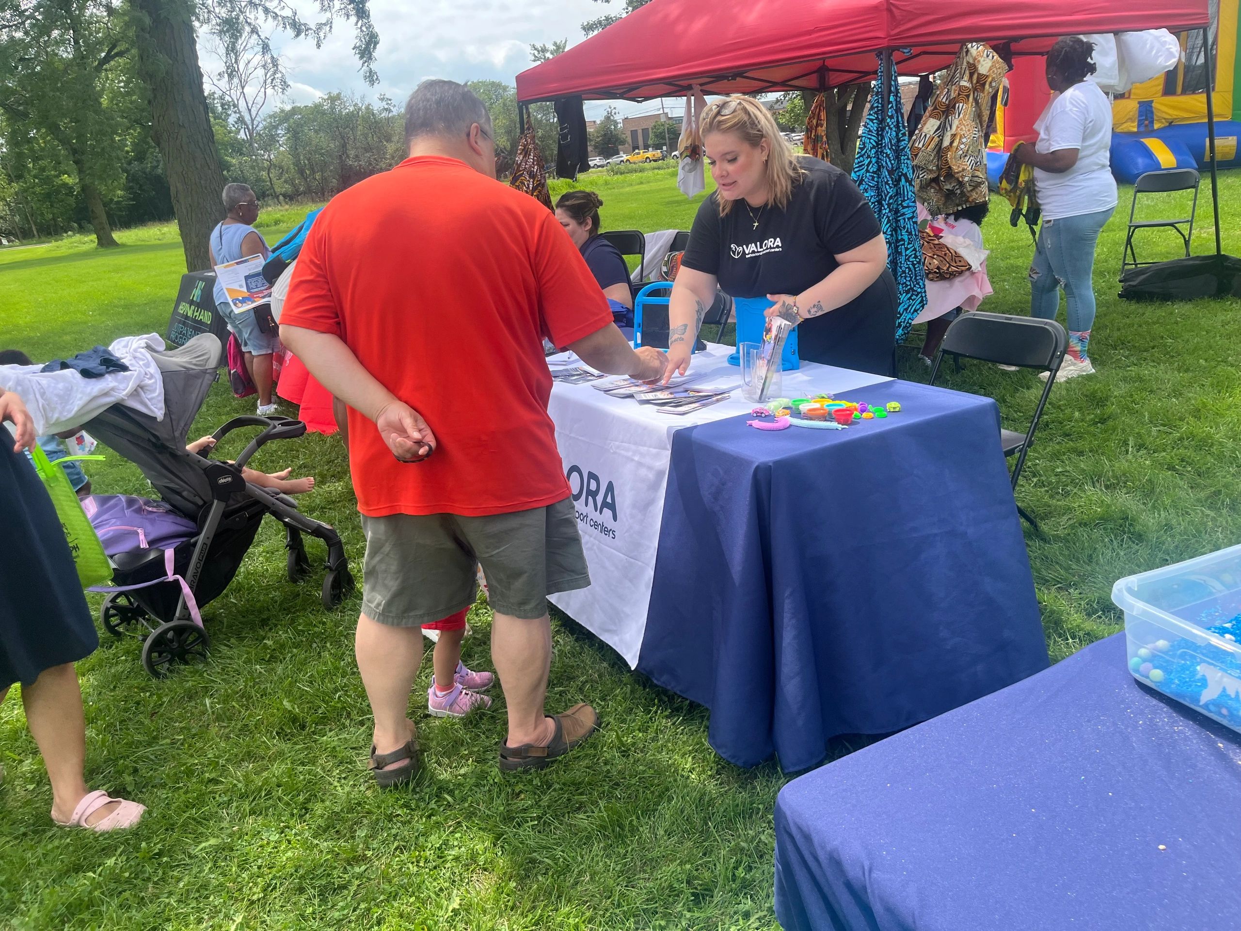 Community event booth