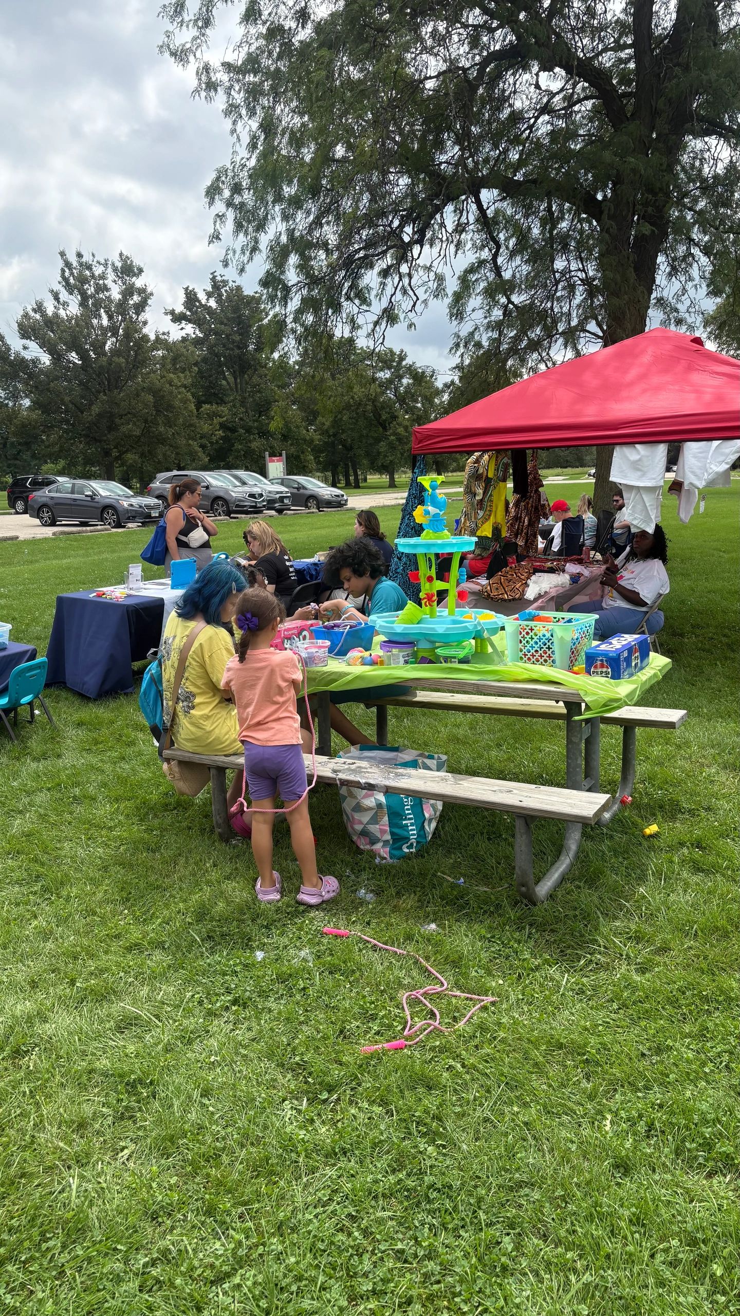 Community event with children
