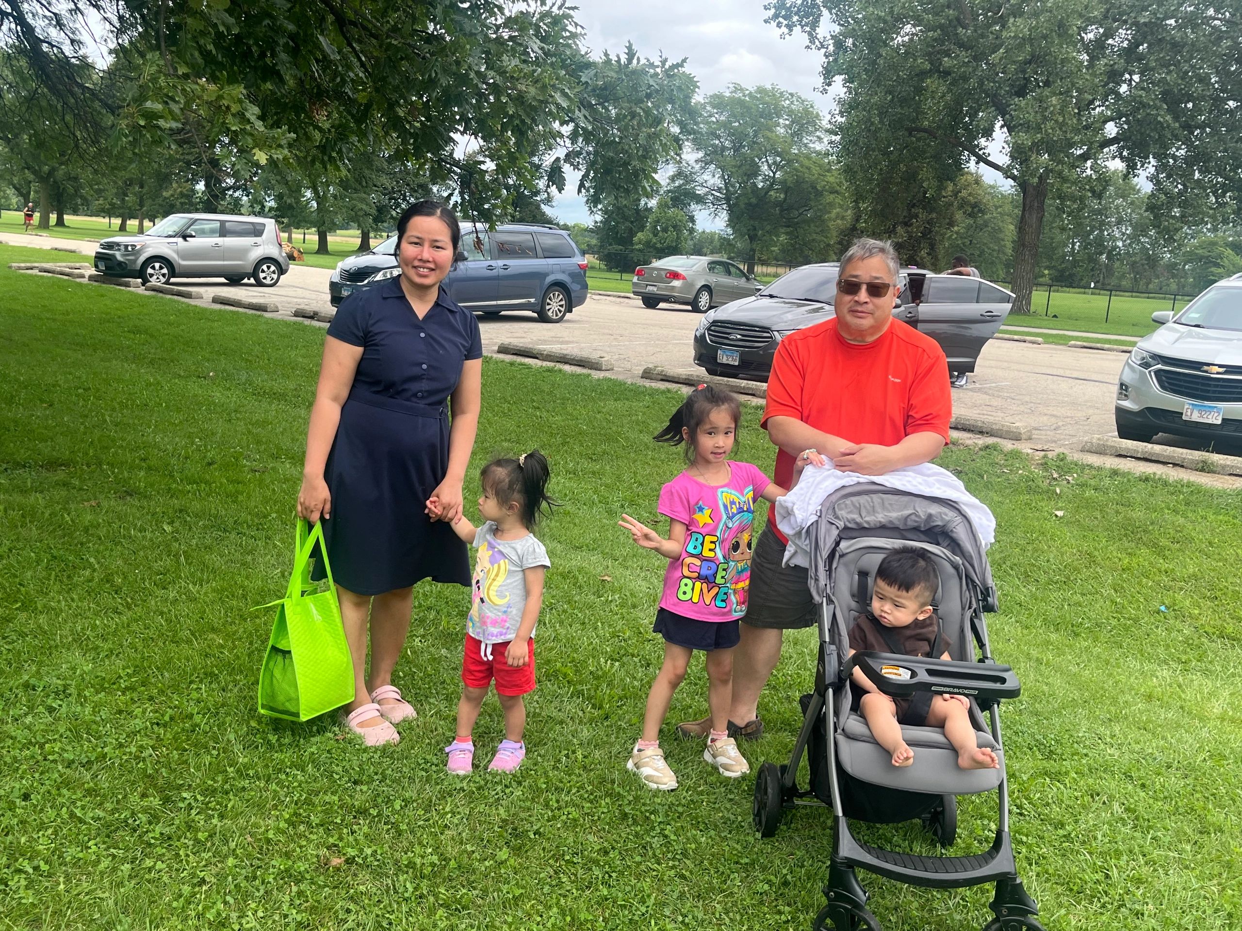 Family at park